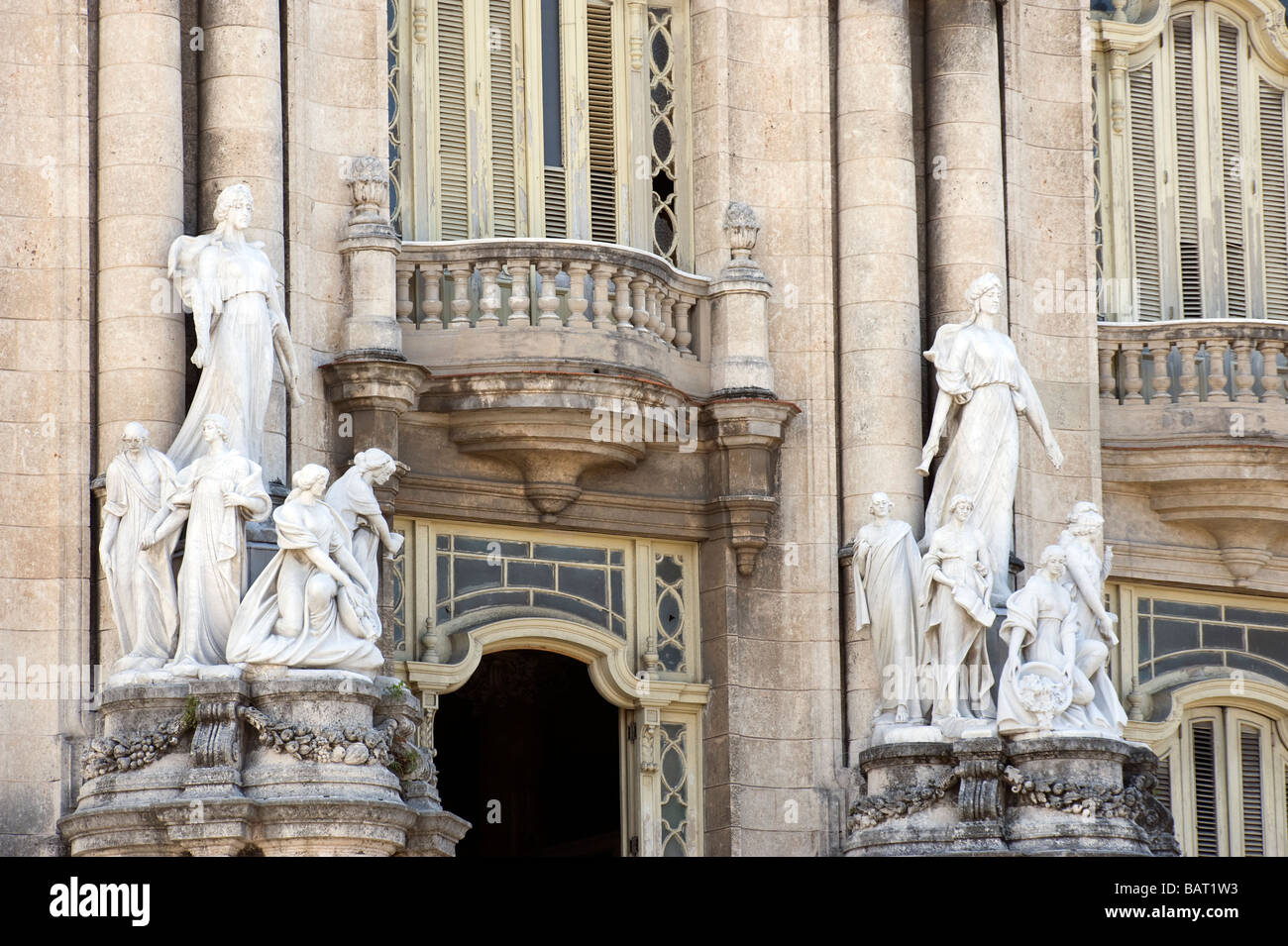 Das Gran Teatro, Grand Theater von Havanna, Kuba Stockfoto