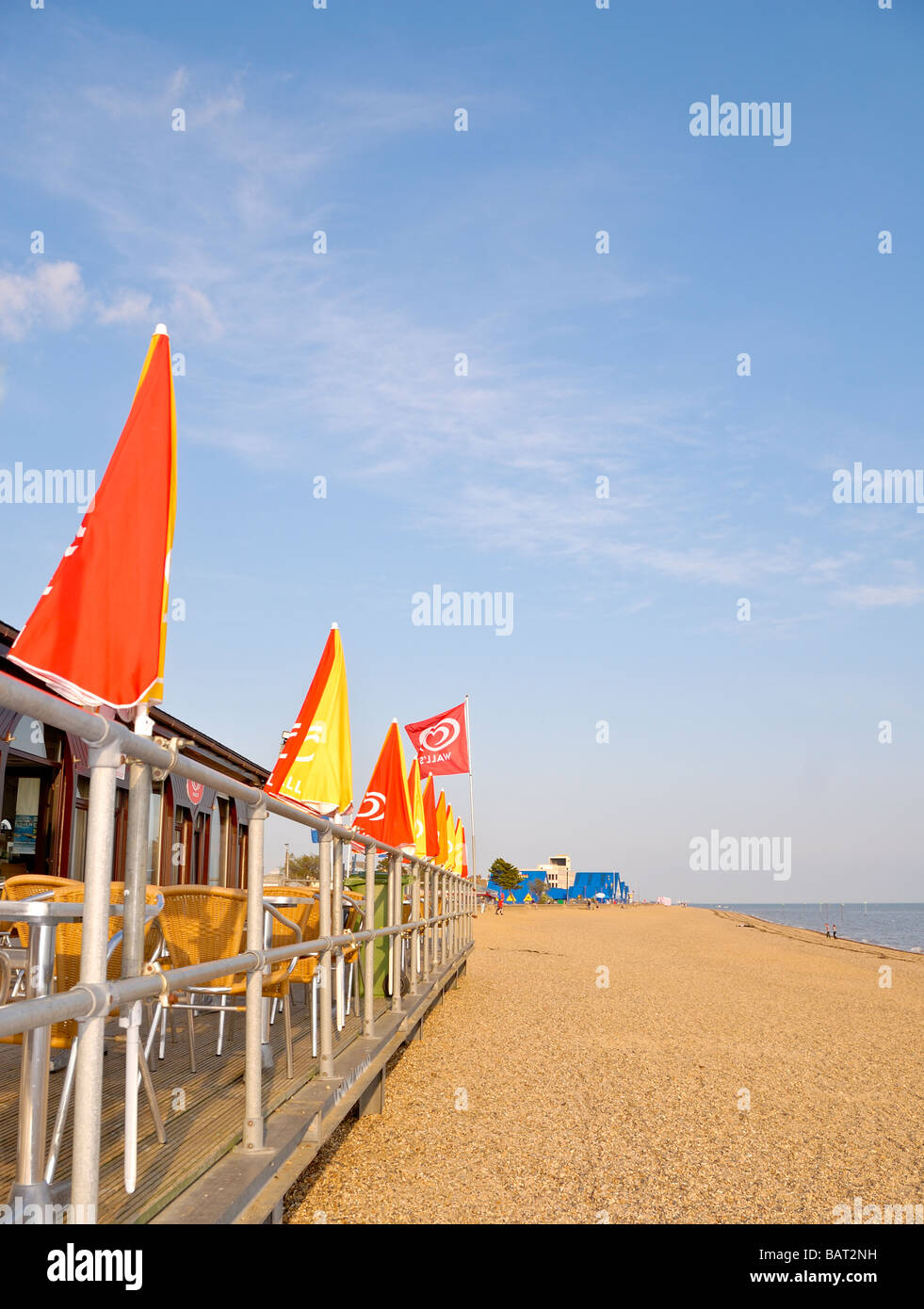 Southend auf Meer Strandcafé Essex England UK Stockfoto