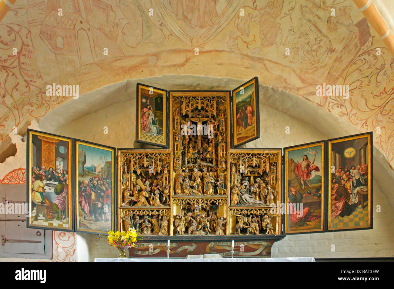 Altar Der Kirche In Waase Insel Ummanz Insel R gen Mecklenburg altar-der-kirche-in-waase-insel-ummanz-insel-r-gen-mecklenburg