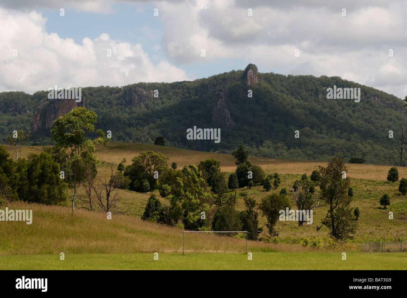Umgebung von Nimbin mit drei Felsen NSW Australia Stockfoto