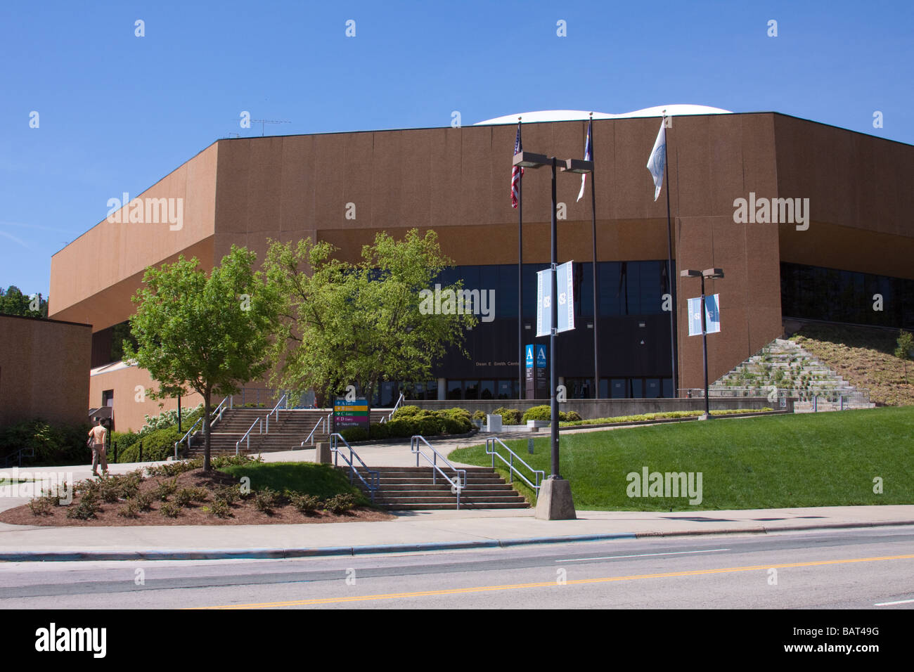 Dean Smith Center (Deandome), University of North Carolina, Chapel Hill Stockfoto