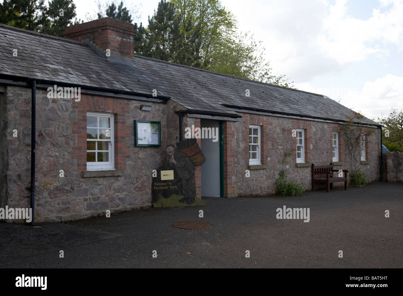 Besucherzentrum in Mooren Land Park County Tyrone Nordirland Vereinigtes Königreich Stockfoto