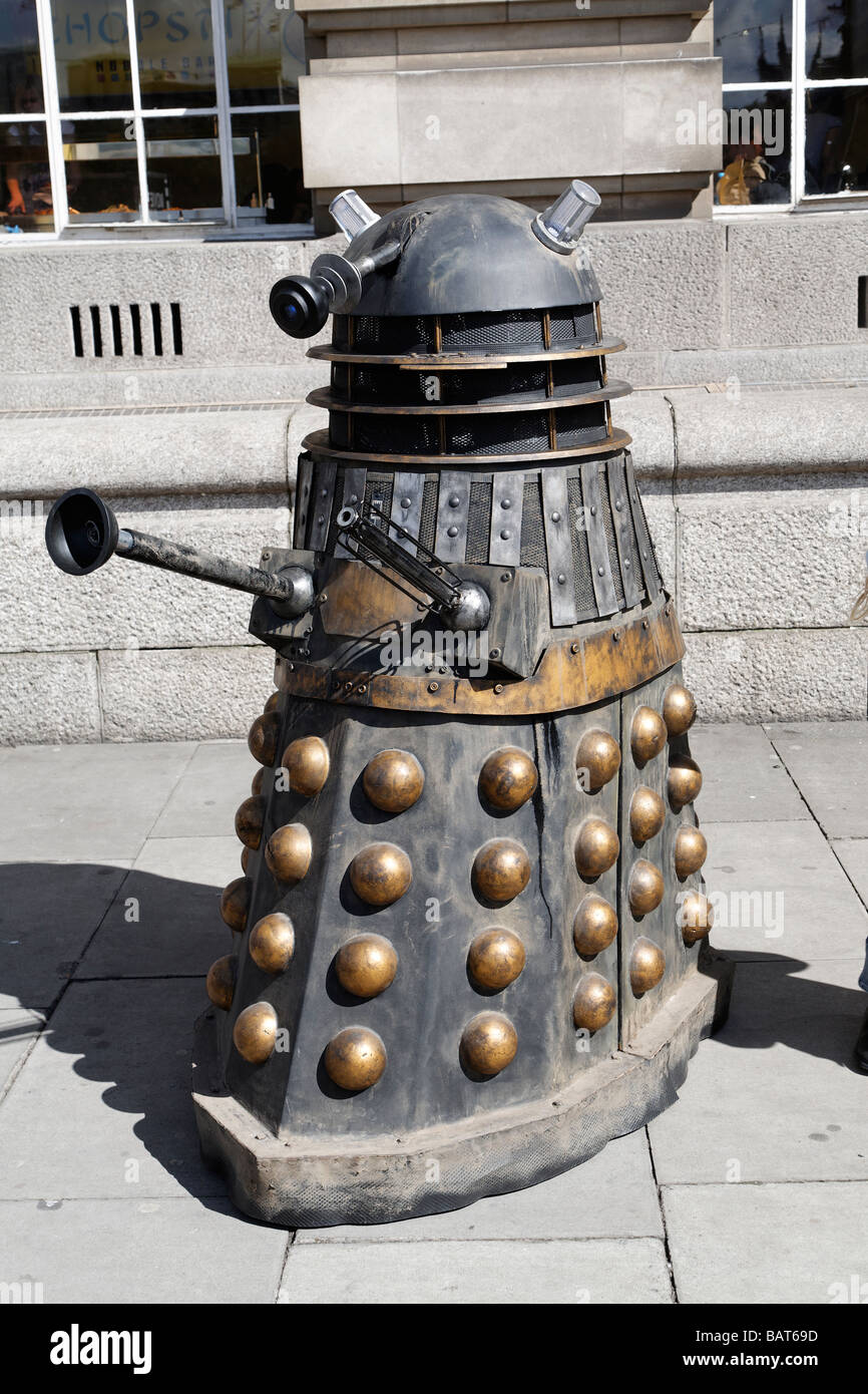 Dalek von Dr Who BBC-TV-Programm, South Bank, London, England, Großbritannien Stockfoto