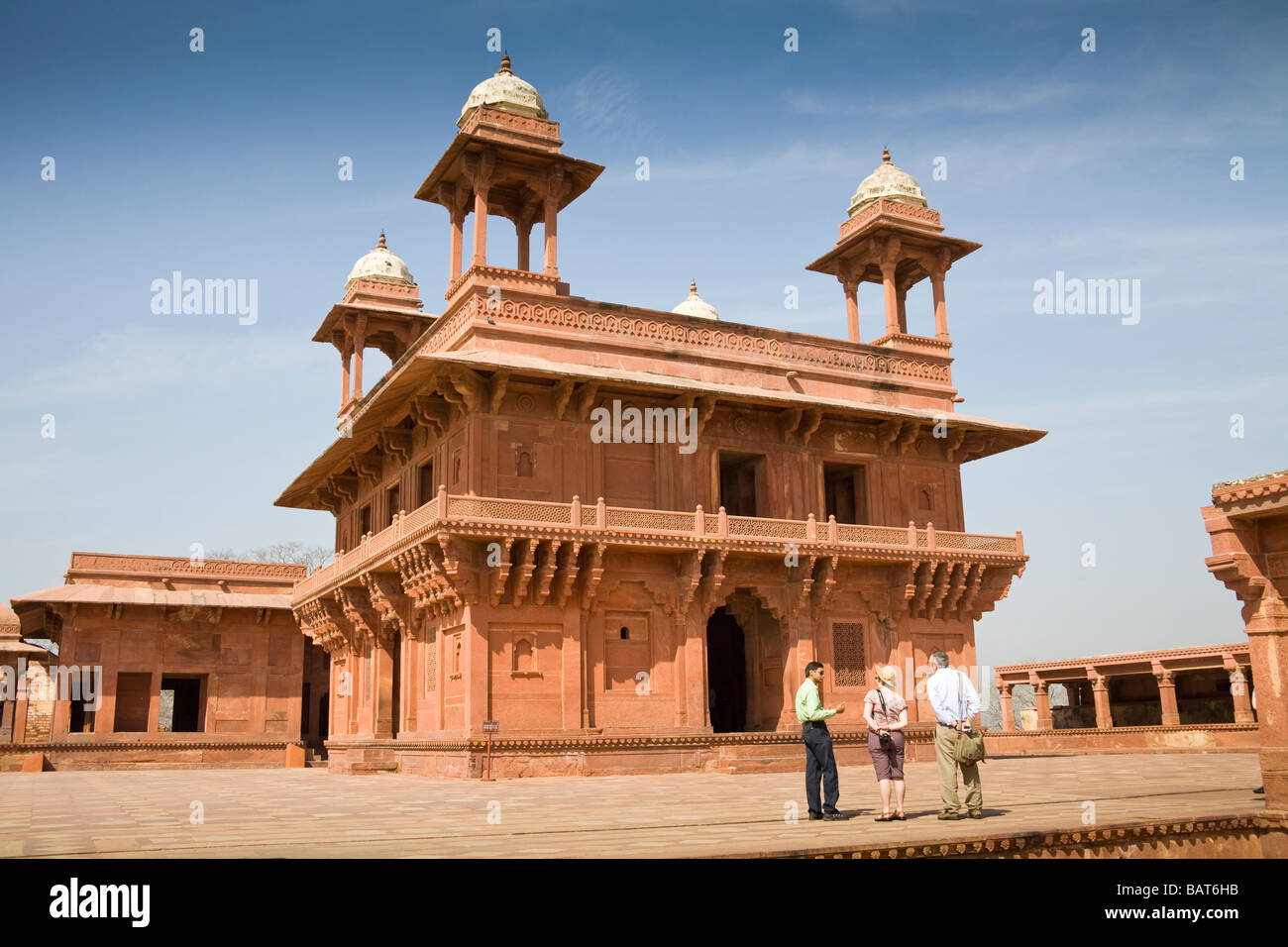 Diwan-i-Khas, Fatehpur Sikri, in der Nähe von Agra, Uttar Pradesh, Indien Stockfoto