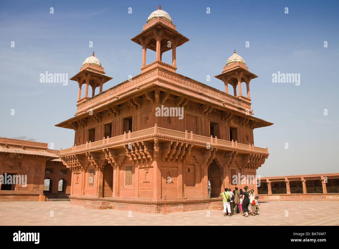 Diwan-i-Khas, Fatehpur Sikri, in der Nähe von Agra, Uttar Pradesh, Indien Stockfoto