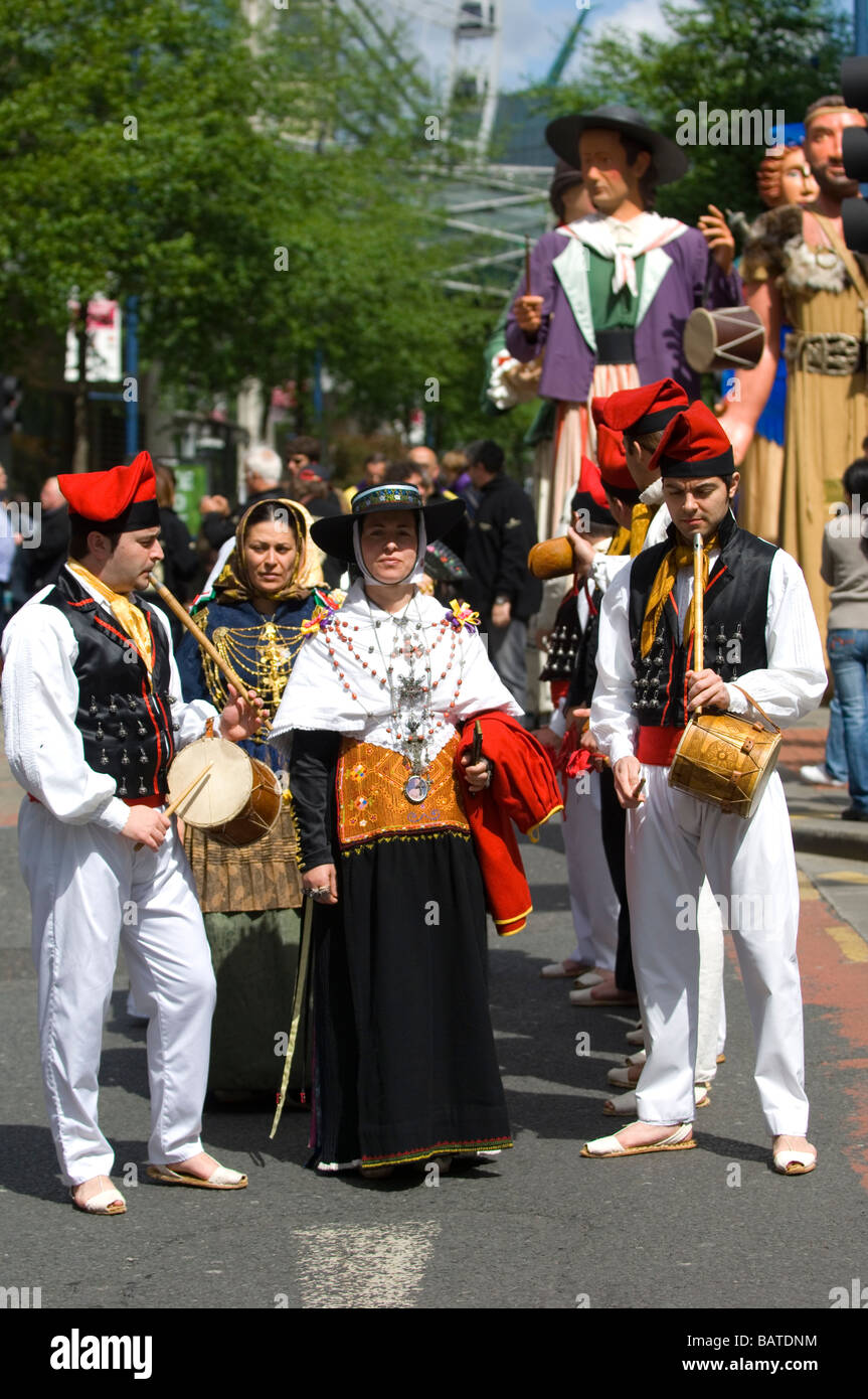 Die spanische Festival Parade Manchester UK Stockfoto