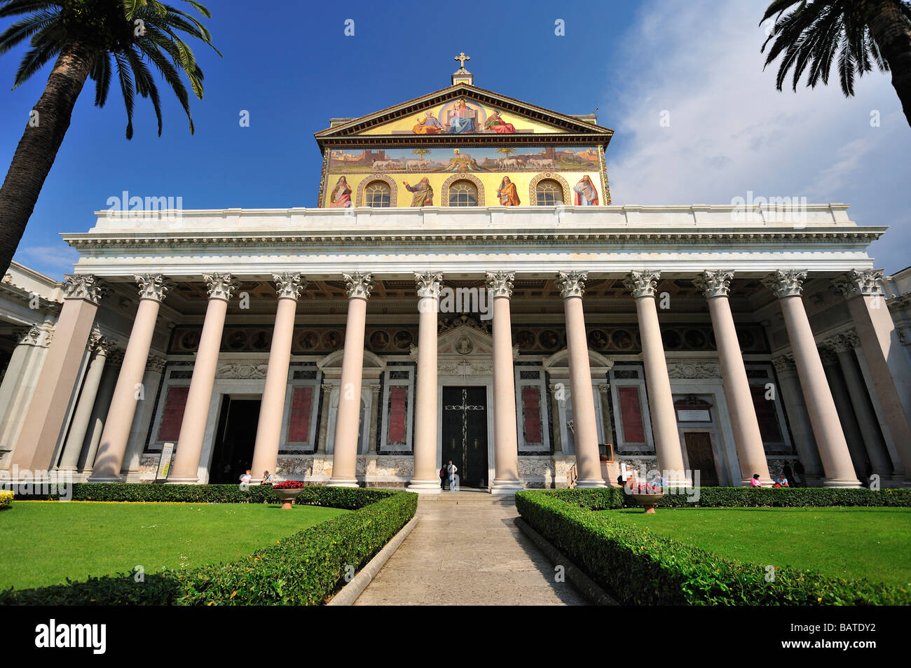 San Paolo Fuori le Mura, Rom, Latium, Italien Stockfoto