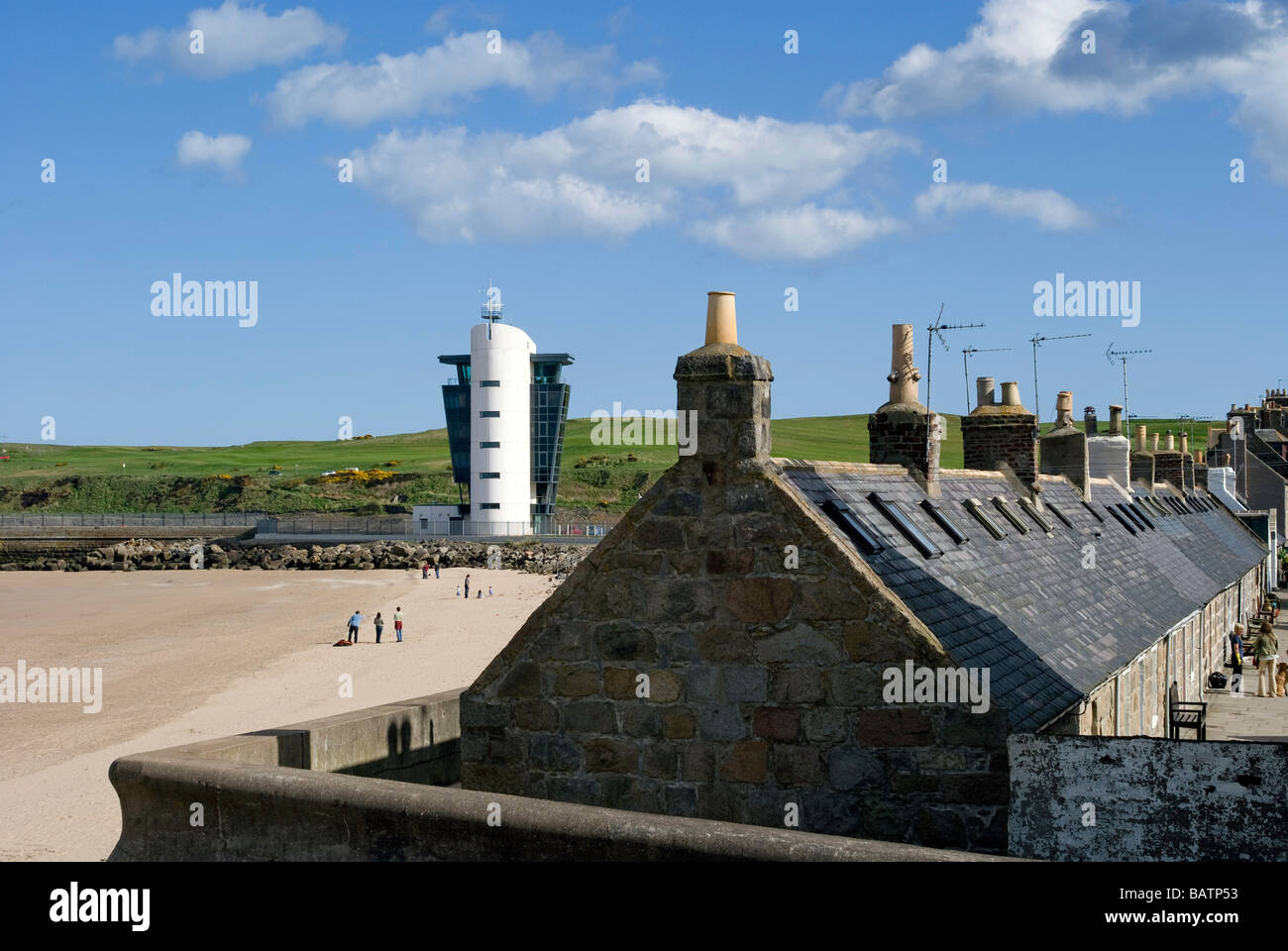 Fitty (oder Footdee) Aberdeen, Nordost-Schottland, UK Stockfoto