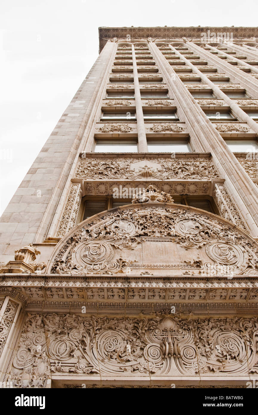 USA, New York, New York City, Bayard Gebäudehülle Stockfoto