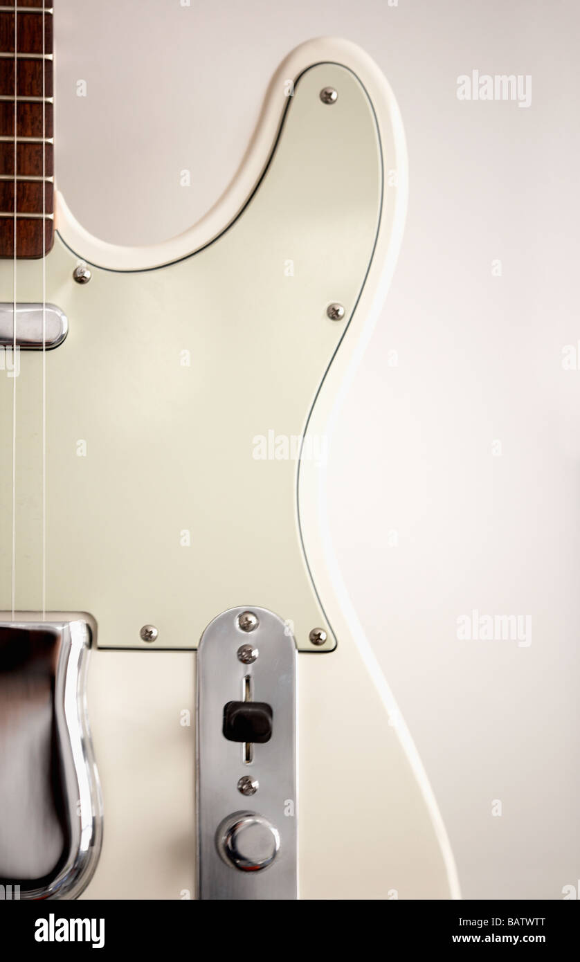 E-Gitarre, close-up Stockfoto