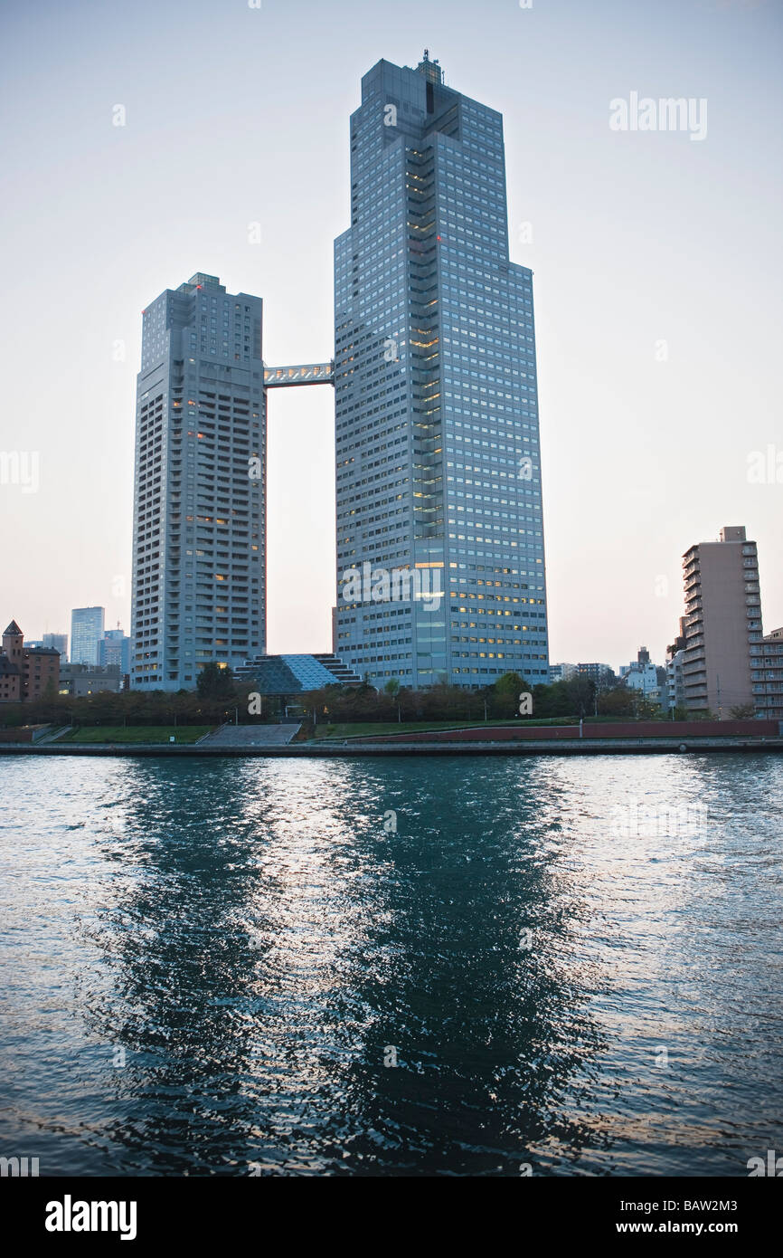 Japan Tokyo Highriser Gebäude Stockfoto