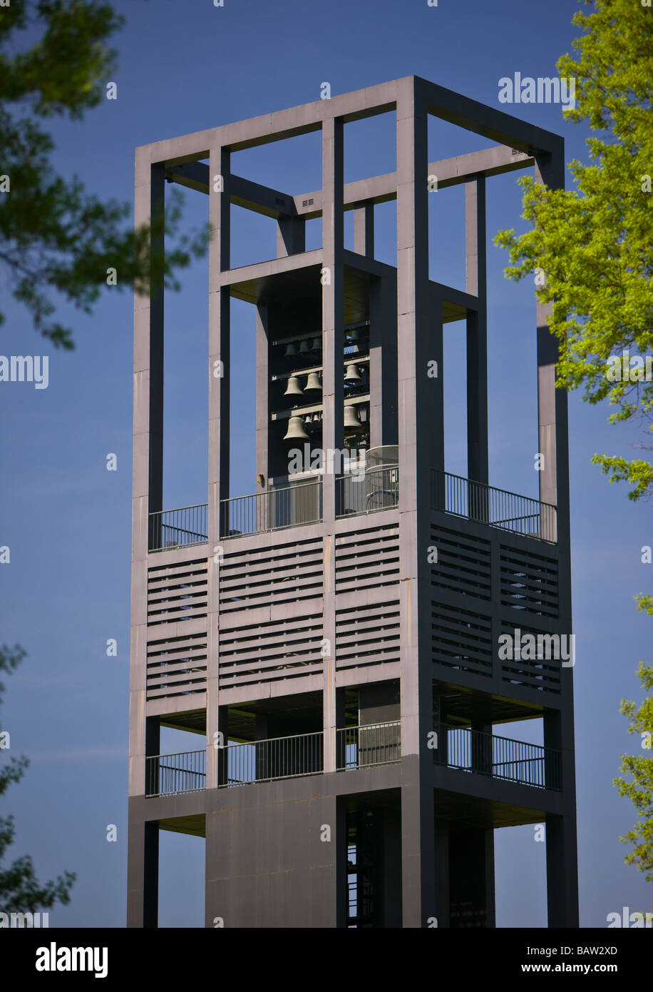 ARLINGTON VIRGINIA USA Niederlande Carillon Glockenturm Stockfoto