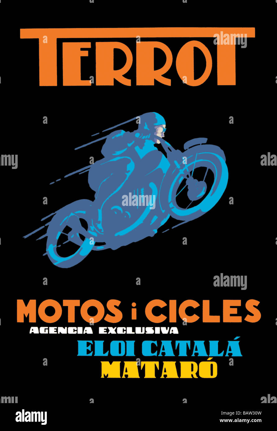 Terrot Motorräder und Fahrräder Stockfoto