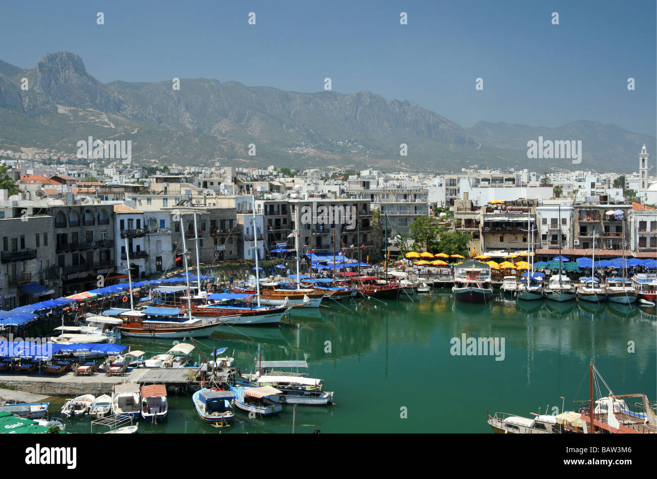 Hafen von Keryneia Girne Nord-Zypern Stockfoto