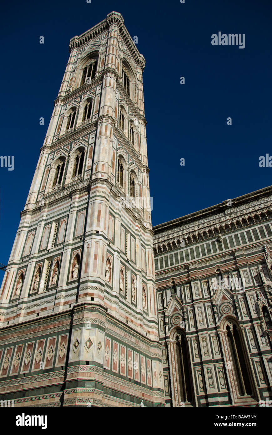 Santa Maria del Fiore Turm Florenz Italien Stockfoto