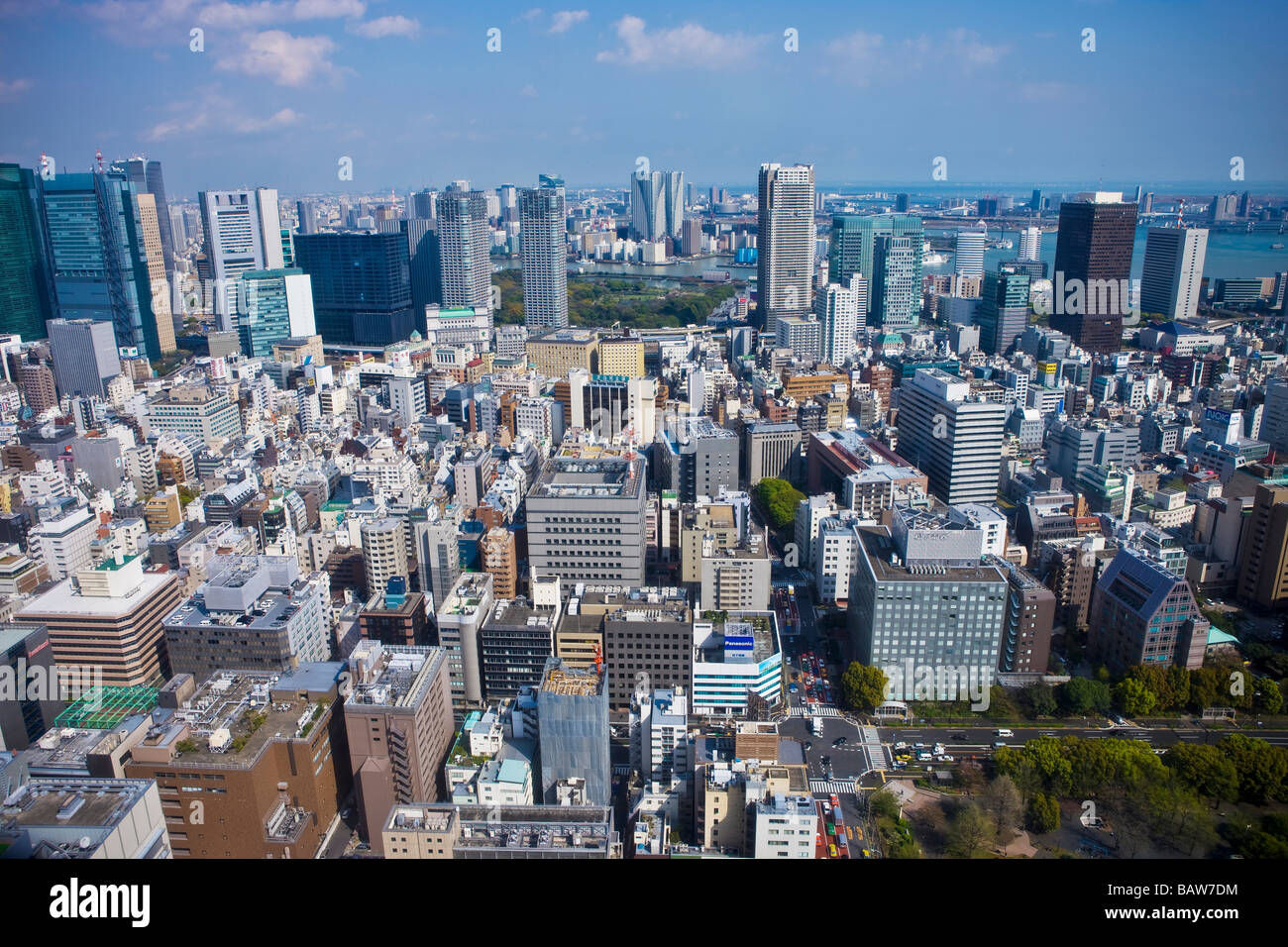 Blick über Tokyo - Stadtteil Roppongi Stockfoto