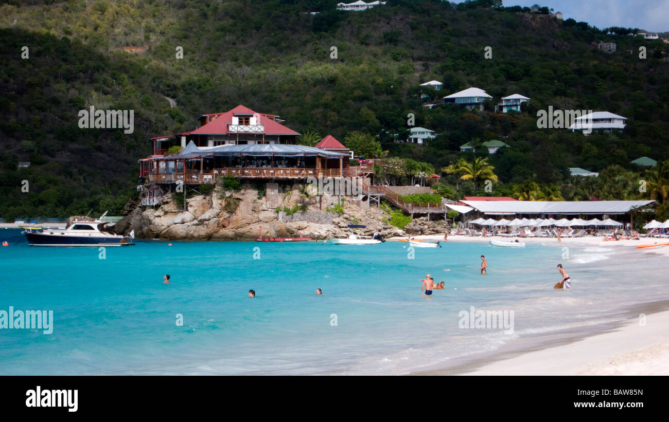 Luxuriöse Eden Rock Hotel Baie de St Jean St. Barts Stockfoto