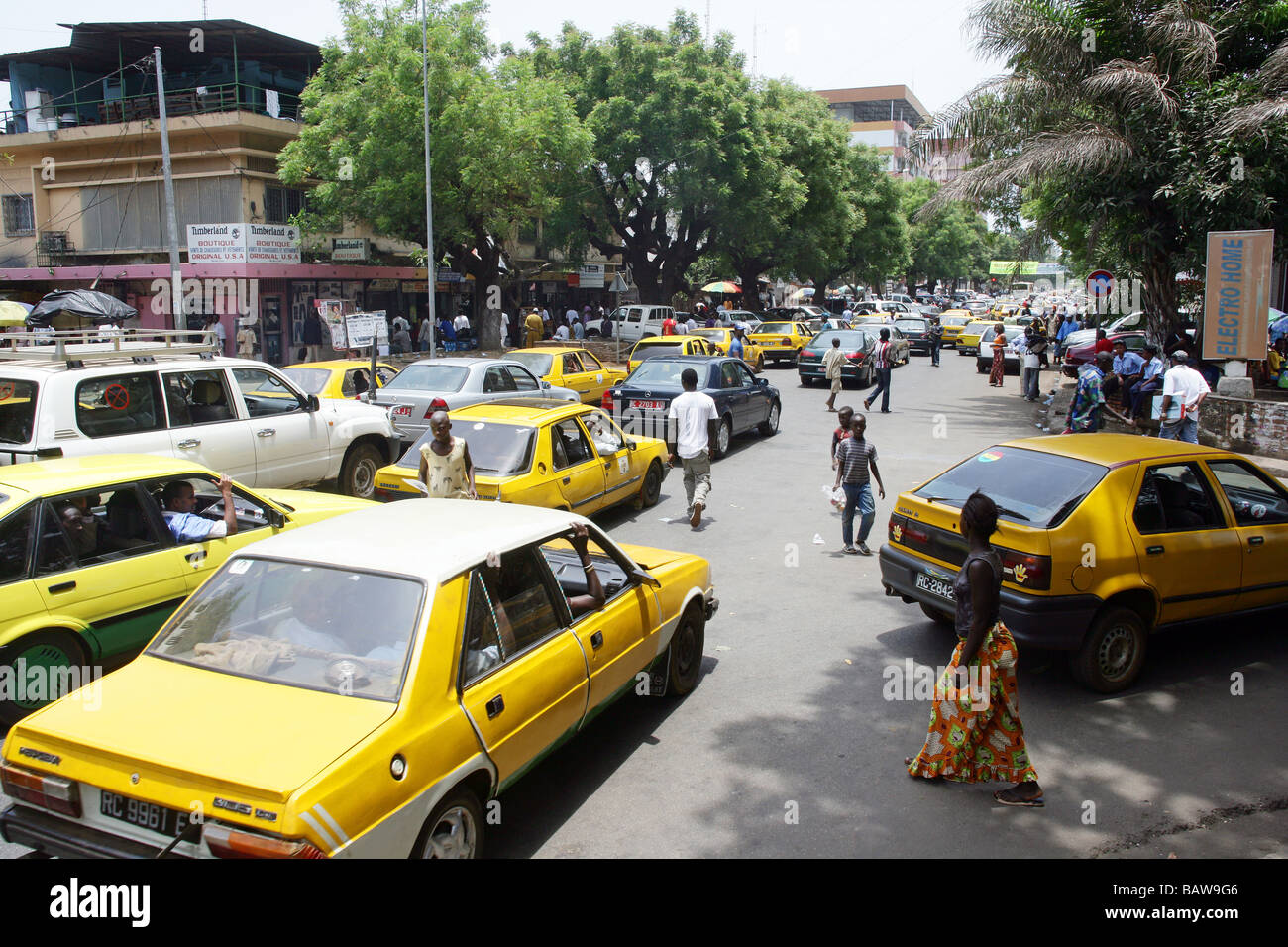 Conakry, Guinea Stadt der Hauptstadt Conakry Stockfotografie Alamy
