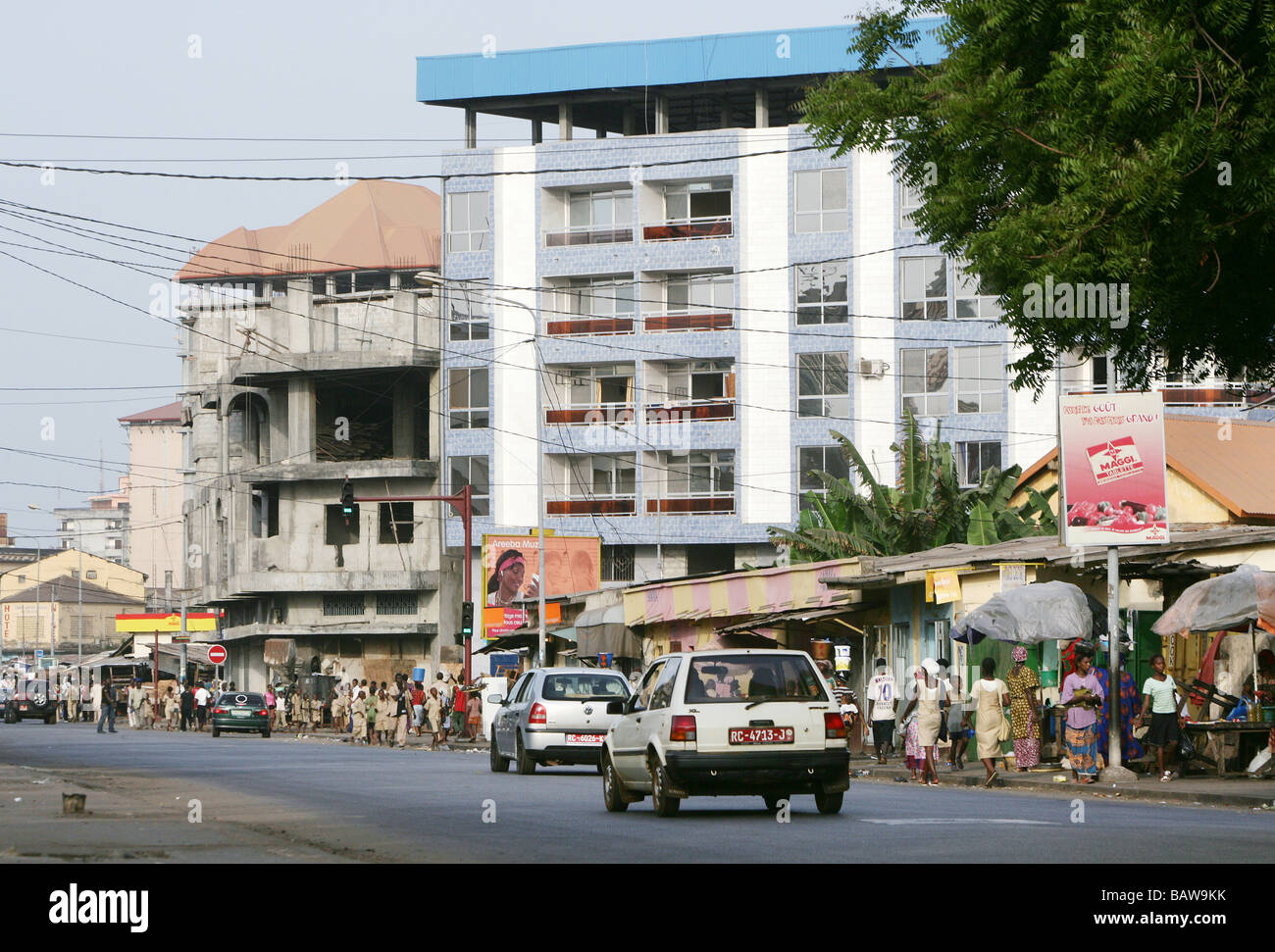 Conakry, Guinea: Stadt der Hauptstadt Conakry Stockfoto