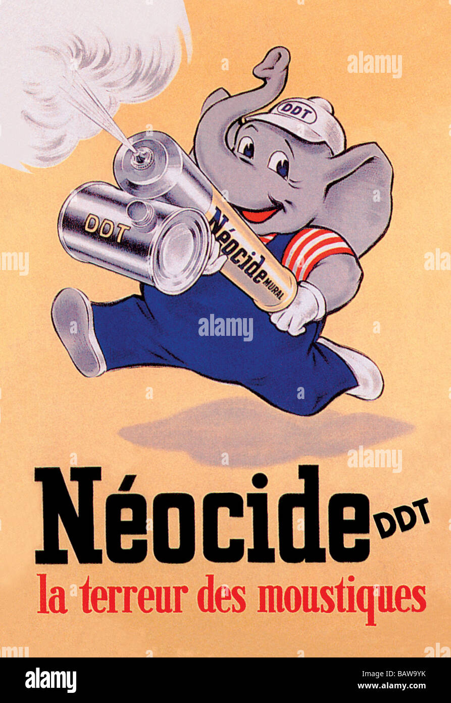 Neocide DDT - La Terreur des Moustiques Stockfoto