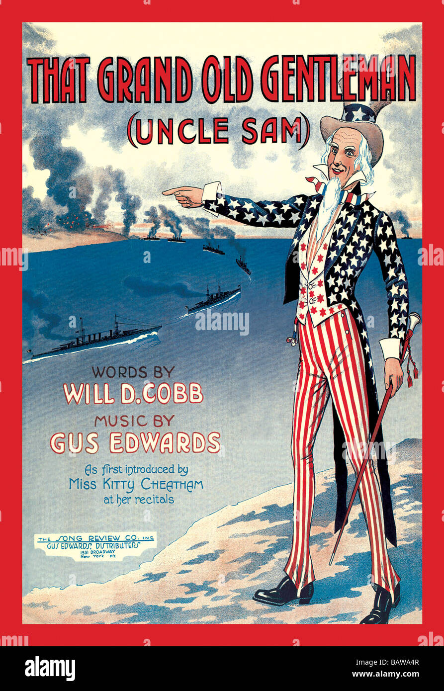 Die Grand Old Gentleman (Uncle Sam) Stockfoto