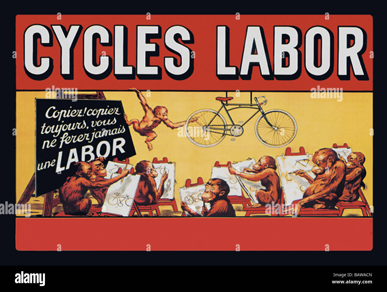 Labor - Kunstunterricht-Zyklen Stockfoto