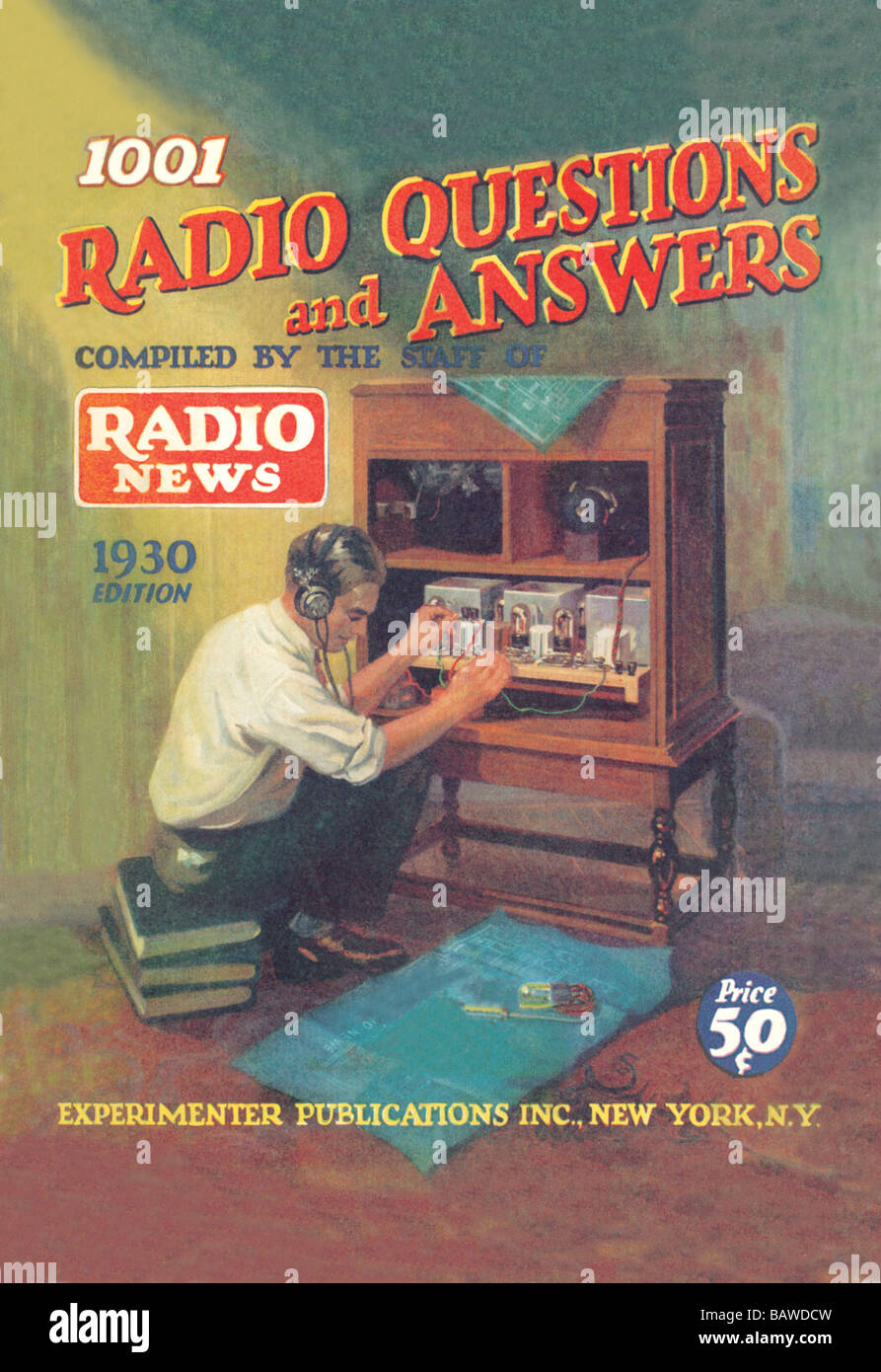 1001-Radio-Fragen und Antworten Stockfoto