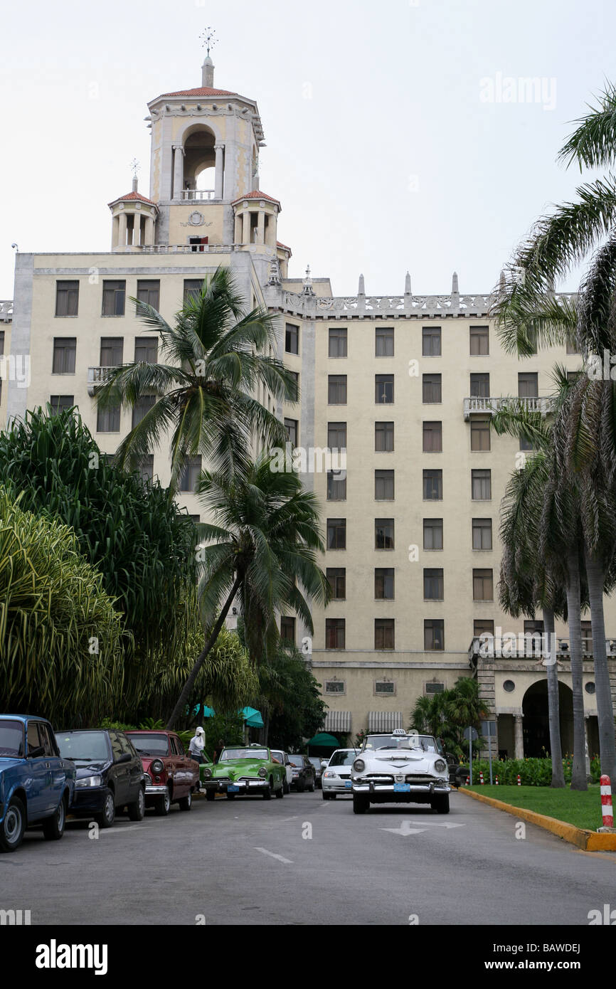 Das Hotel Nacional de Cuba ist ein historisches Luxushotel befindet sich auf dem Malecón in Havanna, Kuba. Es wurde von dem berühmten New entworfen. Stockfoto