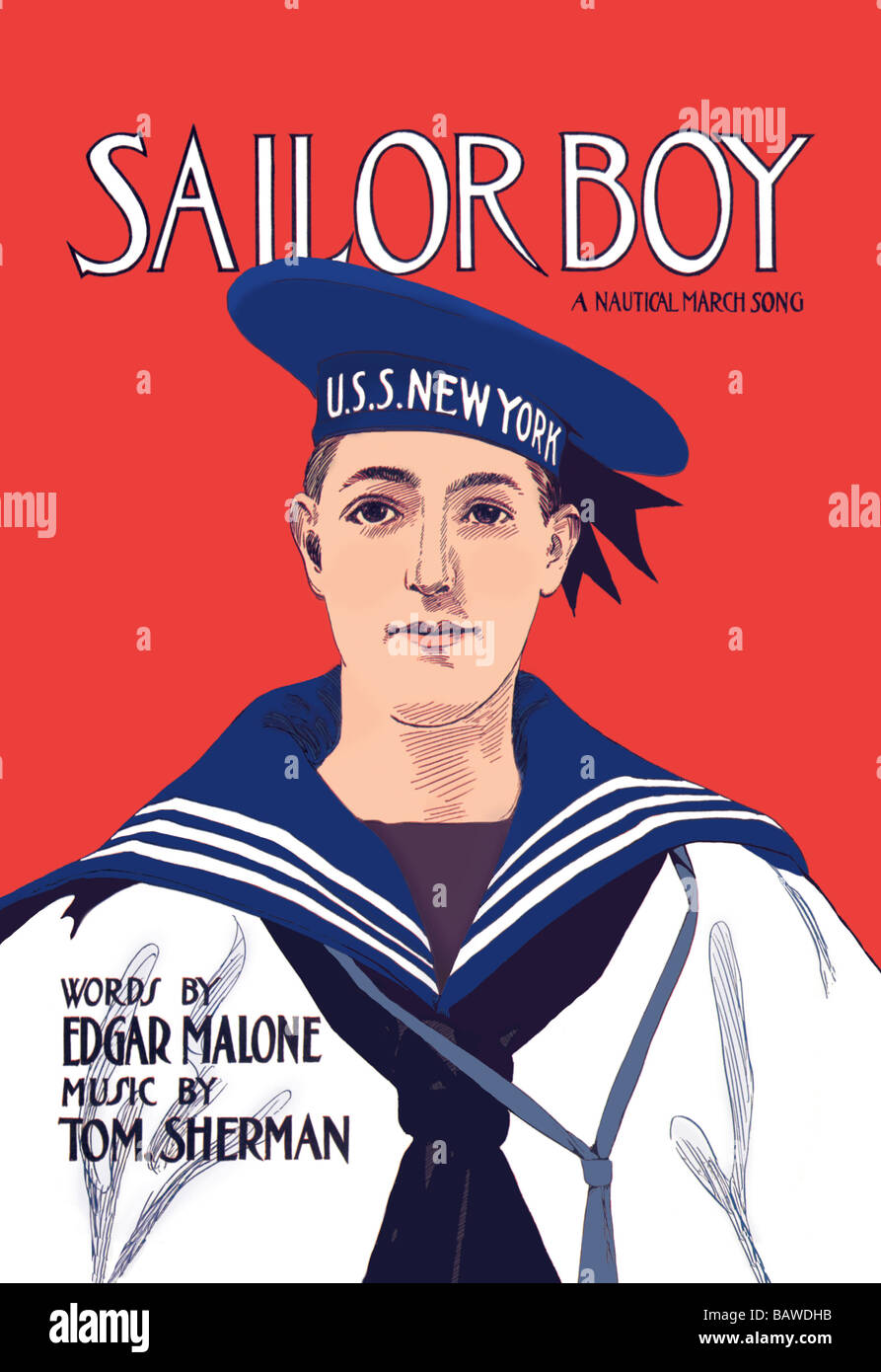 Sailor Boy Stockfoto