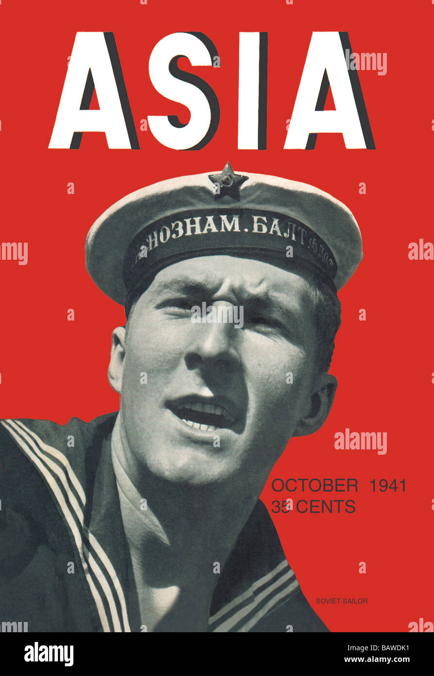 Sowjetische Sailor Stockfoto
