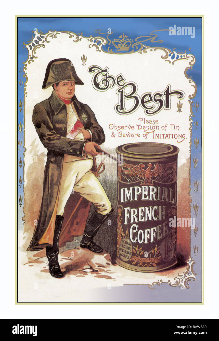 Imperial französischer Kaffee Stockfoto
