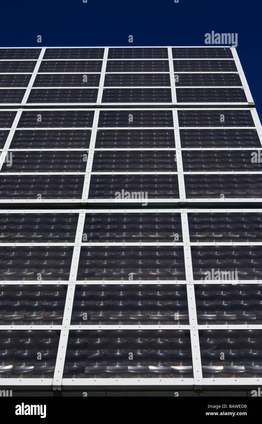 Photovoltaik solar-tracker Stockfoto