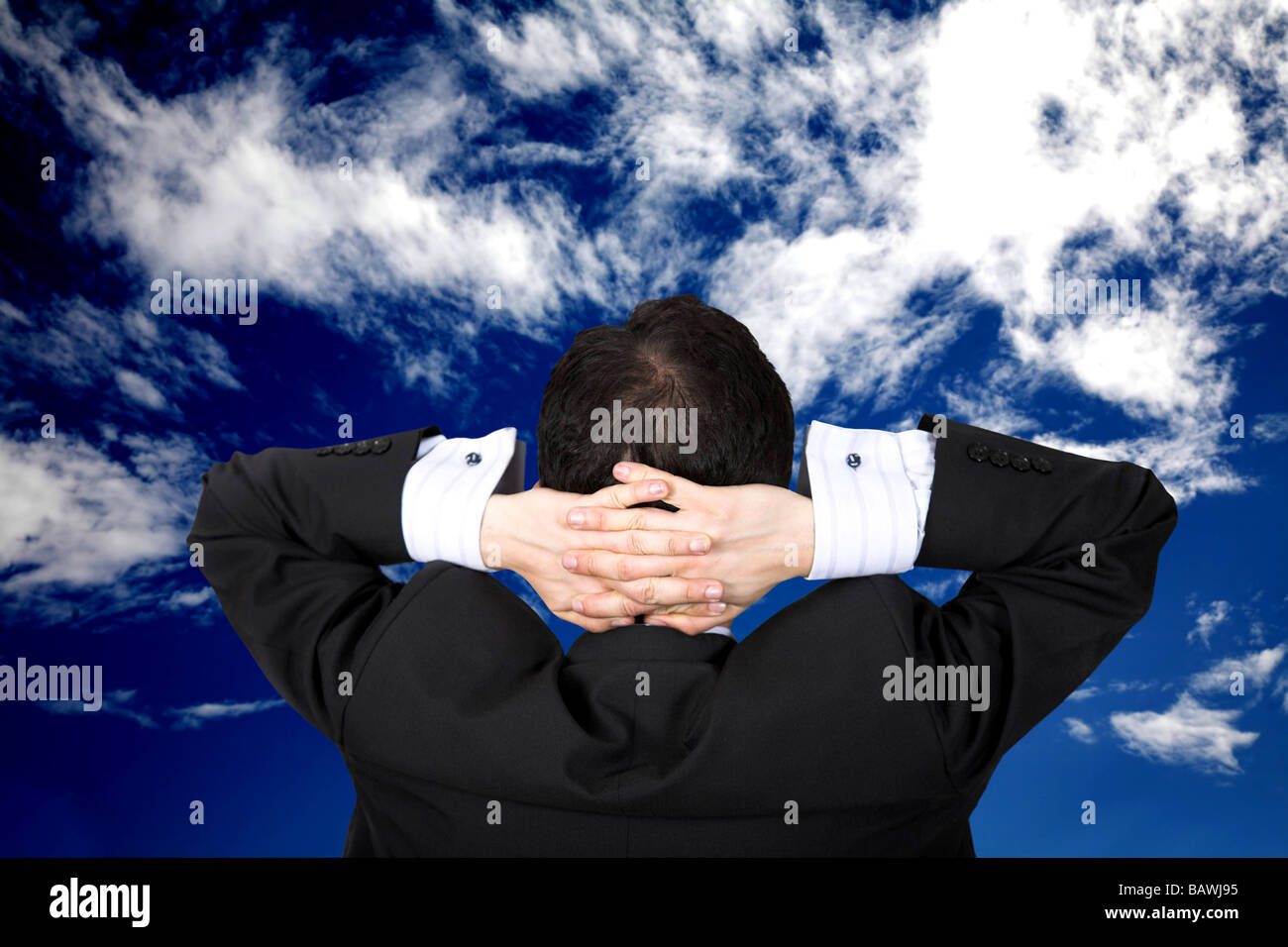 Geschäft - keine Sorgen Stockfoto