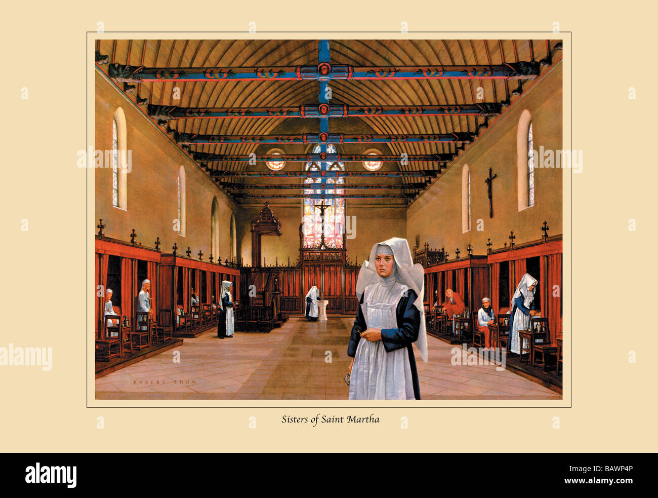 Schwestern der Heiligen Martha Stockfoto