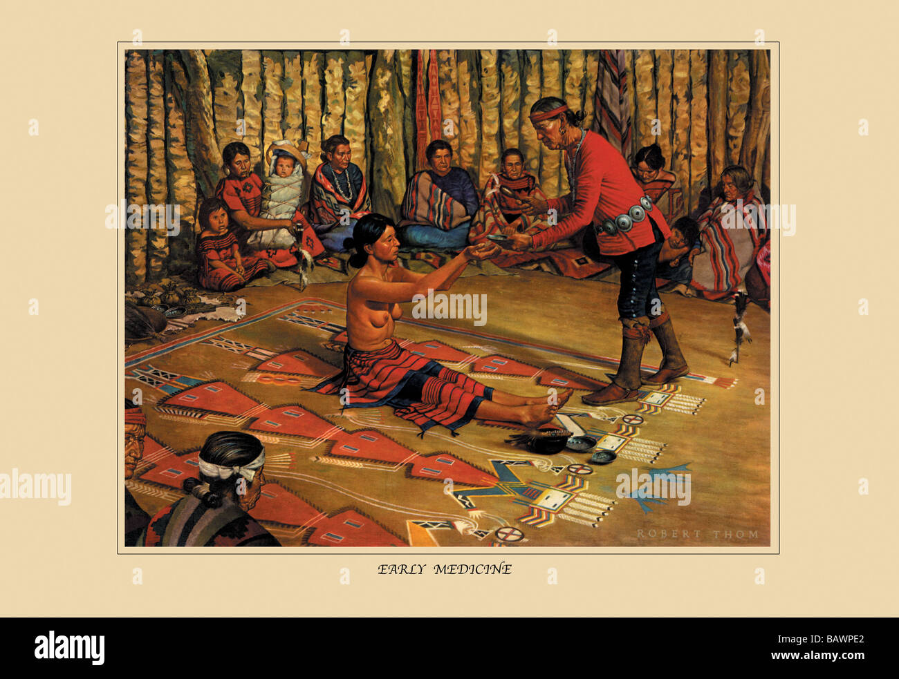 Frühe Medizin Stockfoto