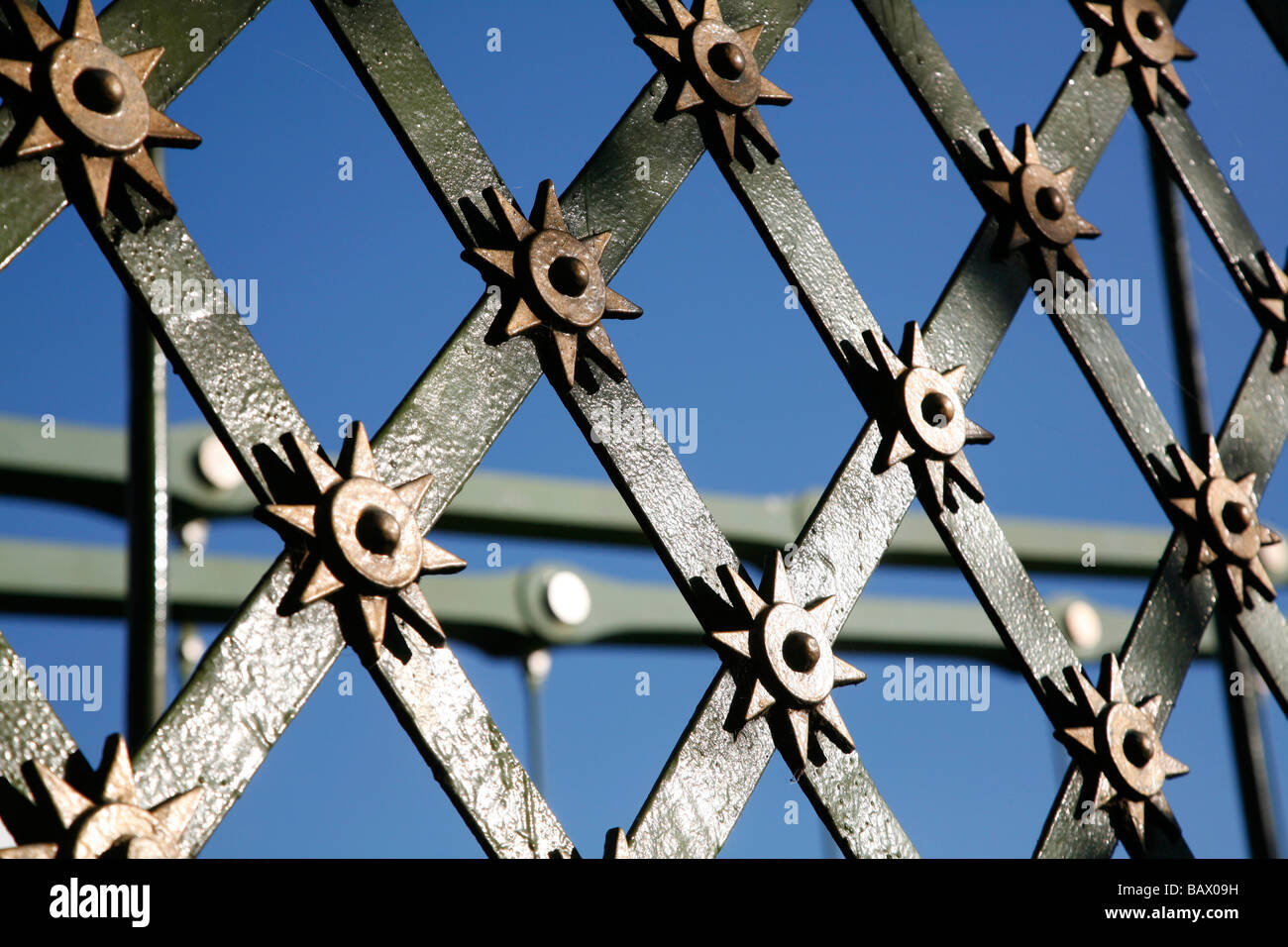Detail der Hammersmith Bridge, Hammersmith, London Stockfoto