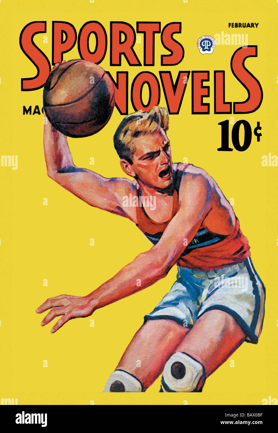 Sport Romane Zeitschrift: Februar 1942 Stockfoto