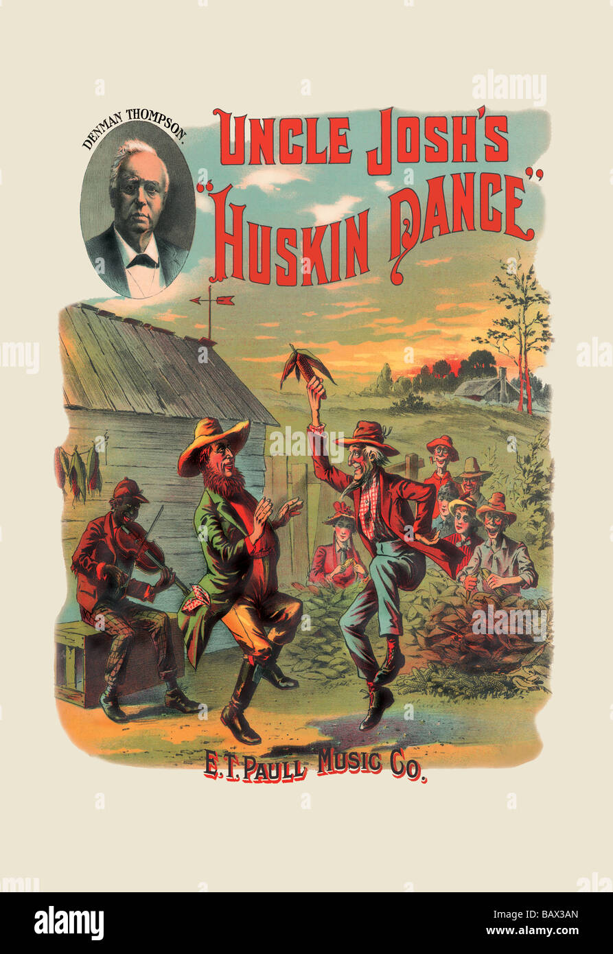 Onkel Josh "Huskin Dance" Stockfoto