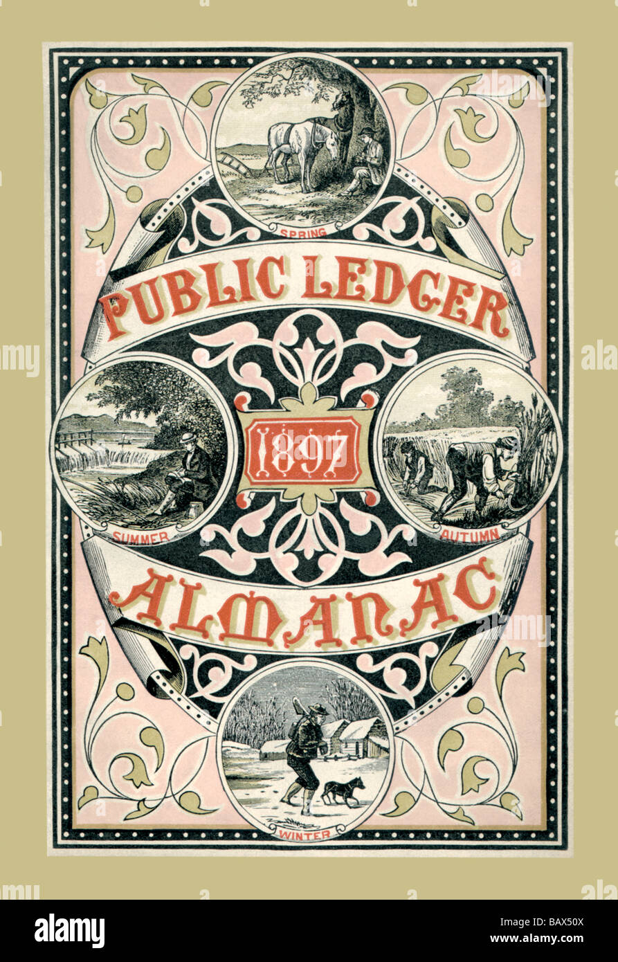 Öffentliche Ledger Almanach 1897 Stockfoto