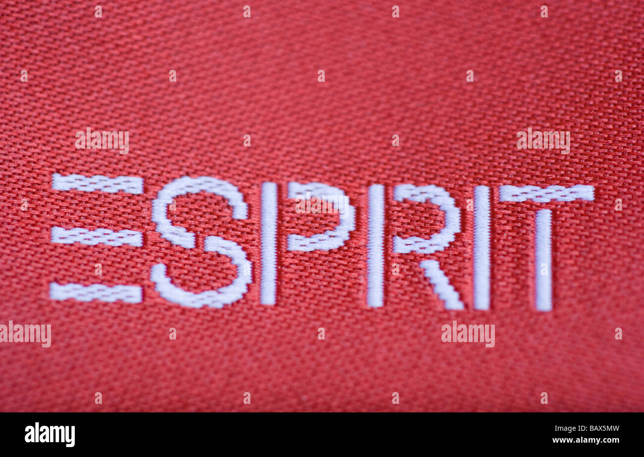 Corporate Zeichen für ein Modeunternehmen - Esprit Logo Stockfoto