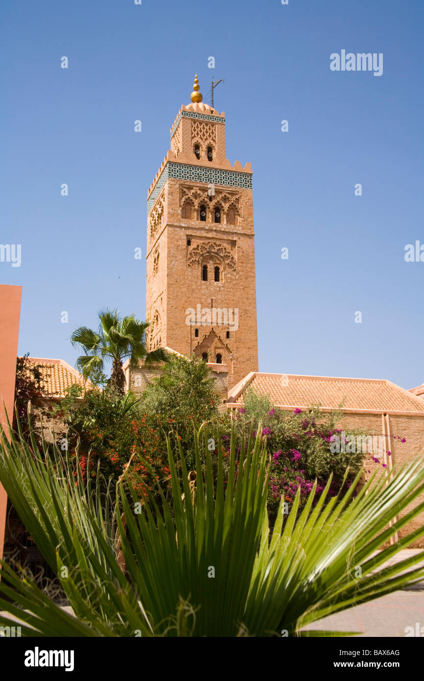 La Koutoubia Moschee in Marrakesch Marokko Stockfotografie Alamy
