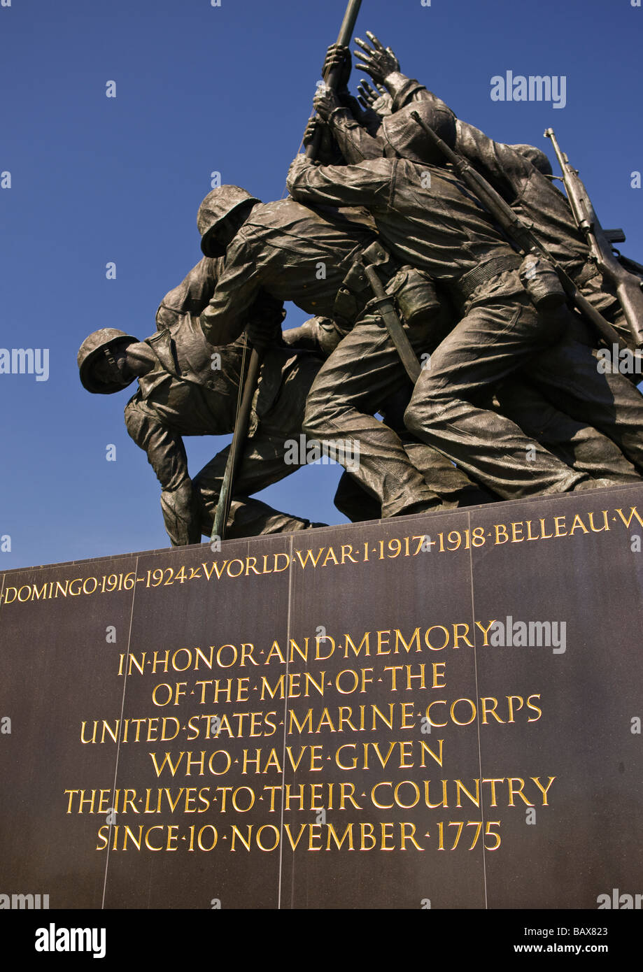 ARLINGTON VIRGINIA USA United States Marine Corps War Memorial Stockfoto