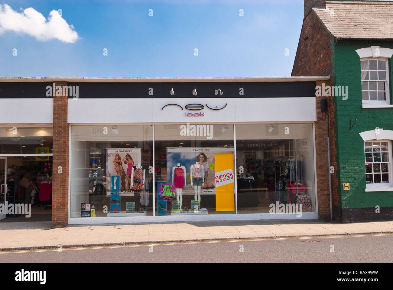 Ein neuer Look Kleidung Shop speichern in Beccles, Suffolk, Uk Stockfoto