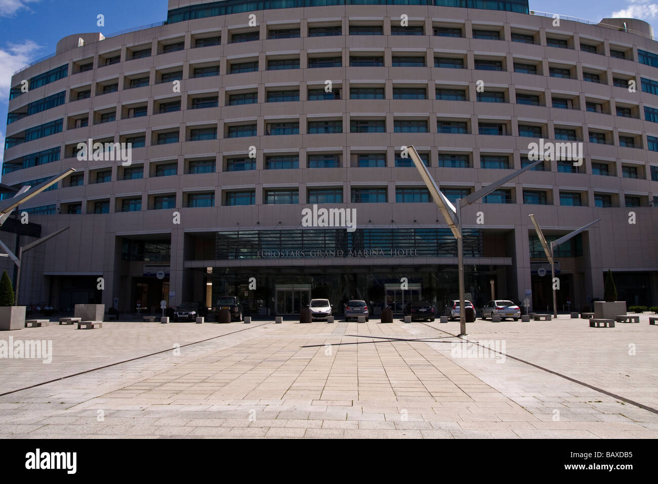 Eurostars Grand Marina Hotel Auf Das World Trade Center In Barcelona Spanien Stockfotografie Alamy
