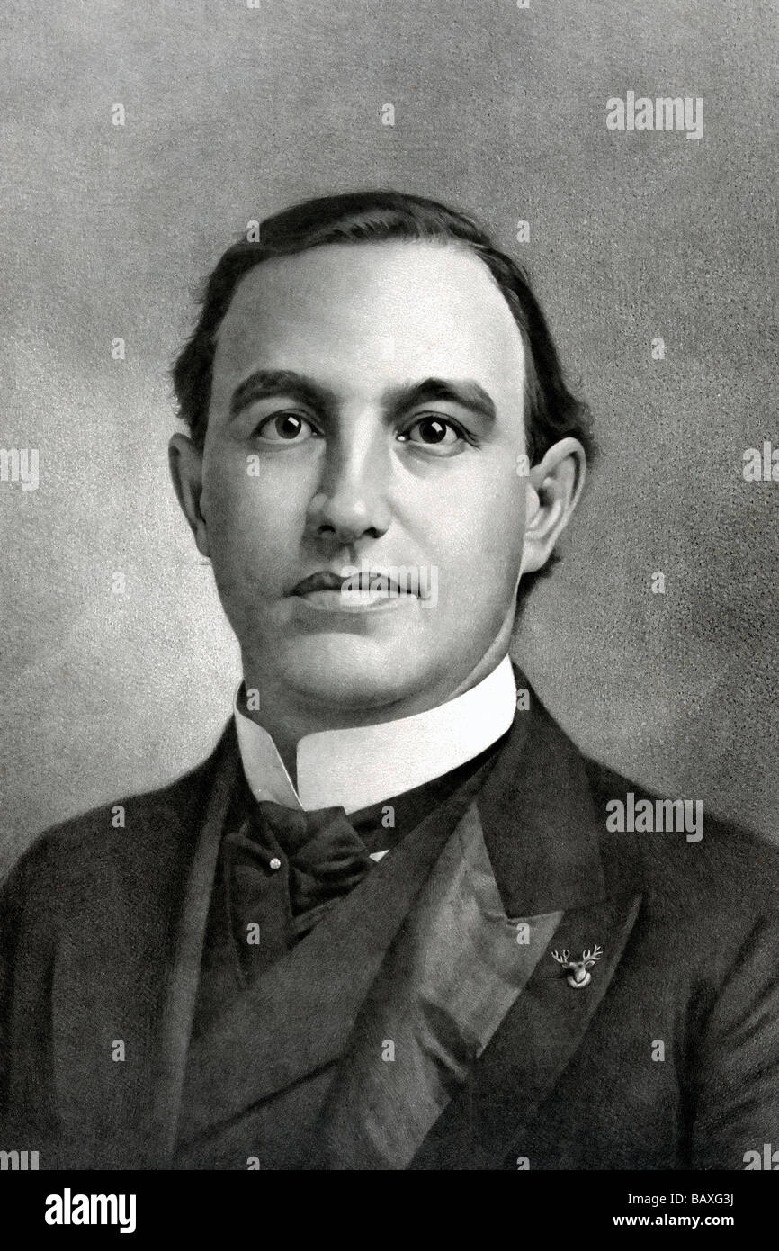 John Mitchell - Präsident von der United Mine Workers of America von 1898 bis 1908 Stockfoto