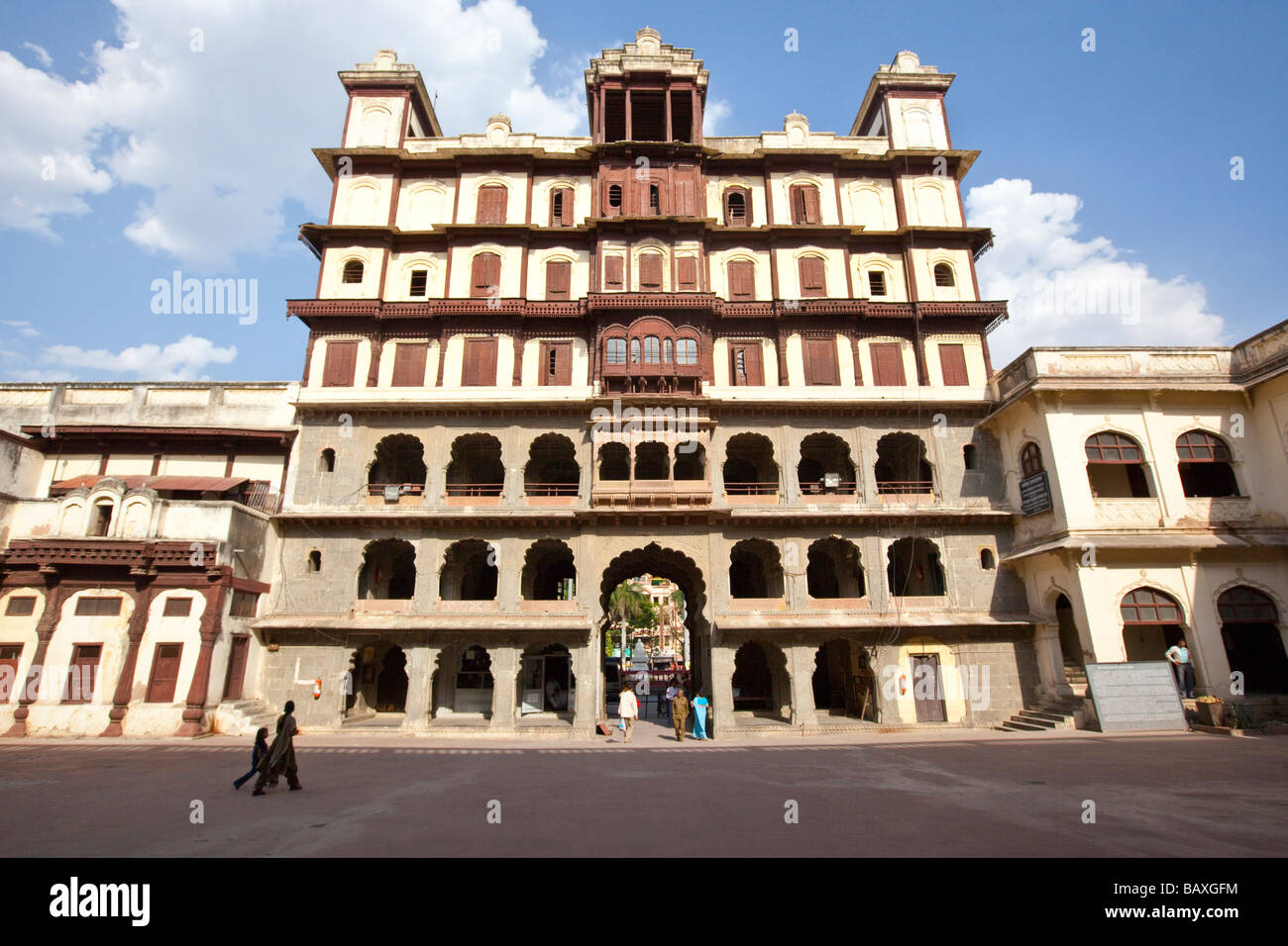 Raj Wada Mansion in Indore Madhya Pradesh, Indien Stockfoto