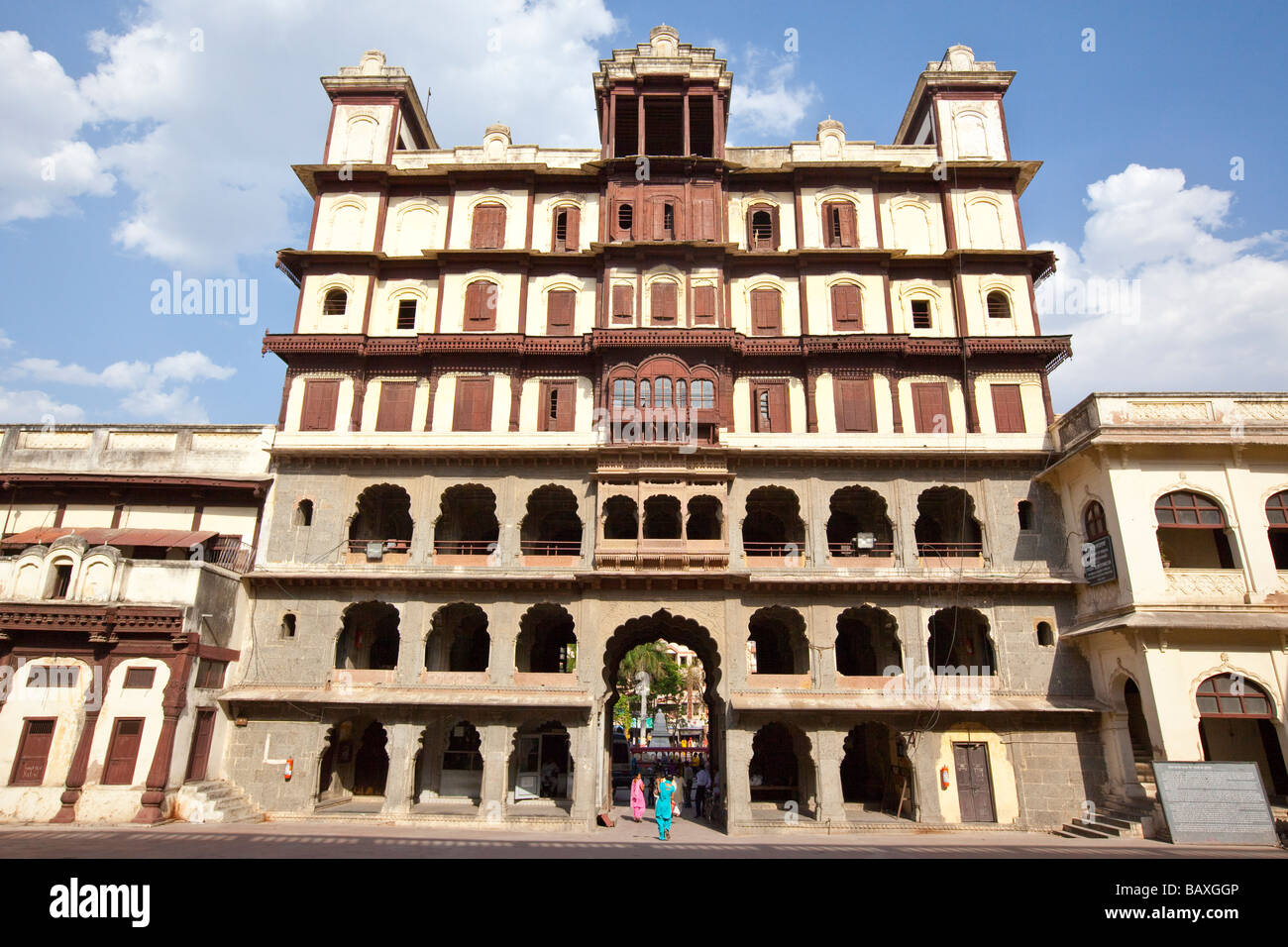 Raj Wada Mansion in Indore Madhya Pradesh, Indien Stockfoto