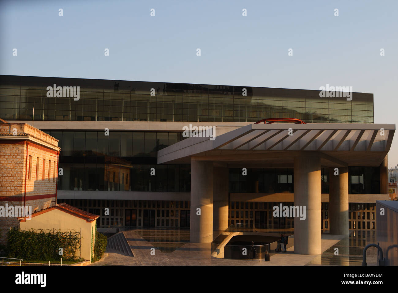 Das neue Akropolis Museum in Athen Griechenland Stockfoto