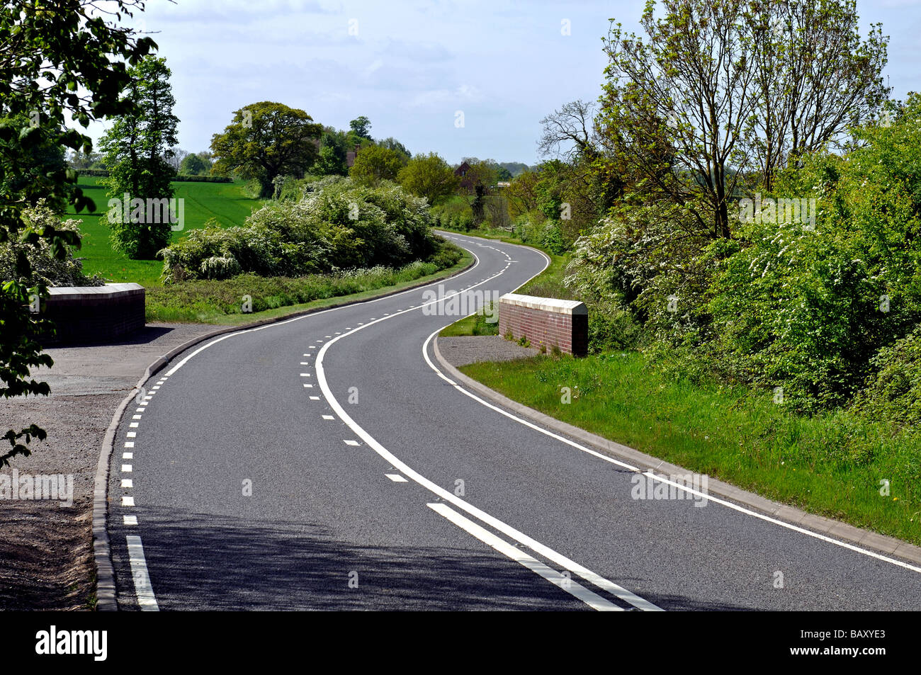 Die Fosse Way, Warwickshire, England, UK Stockfoto