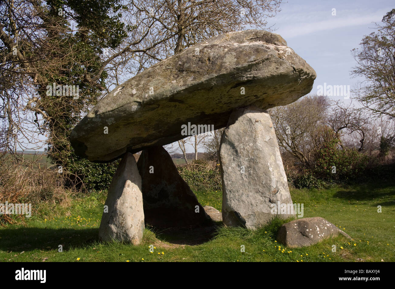 Position Coetan Arthur, Newport, Pembrokeshire Stockfoto